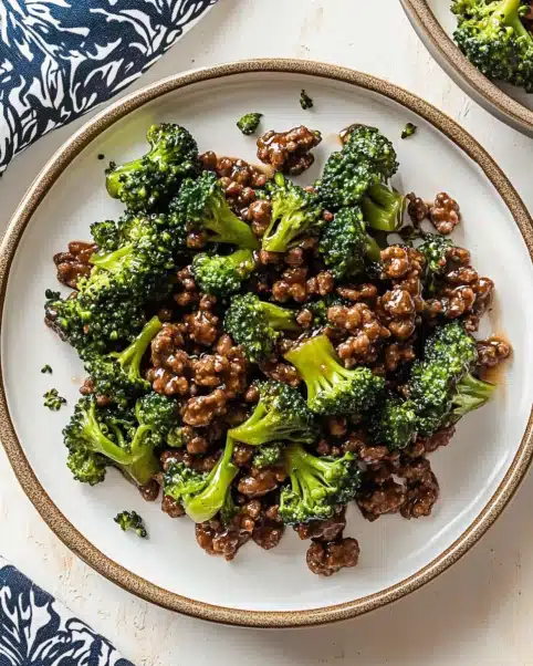 Honey Garlic Ground Beef and Broccoli: A Quick Delight!