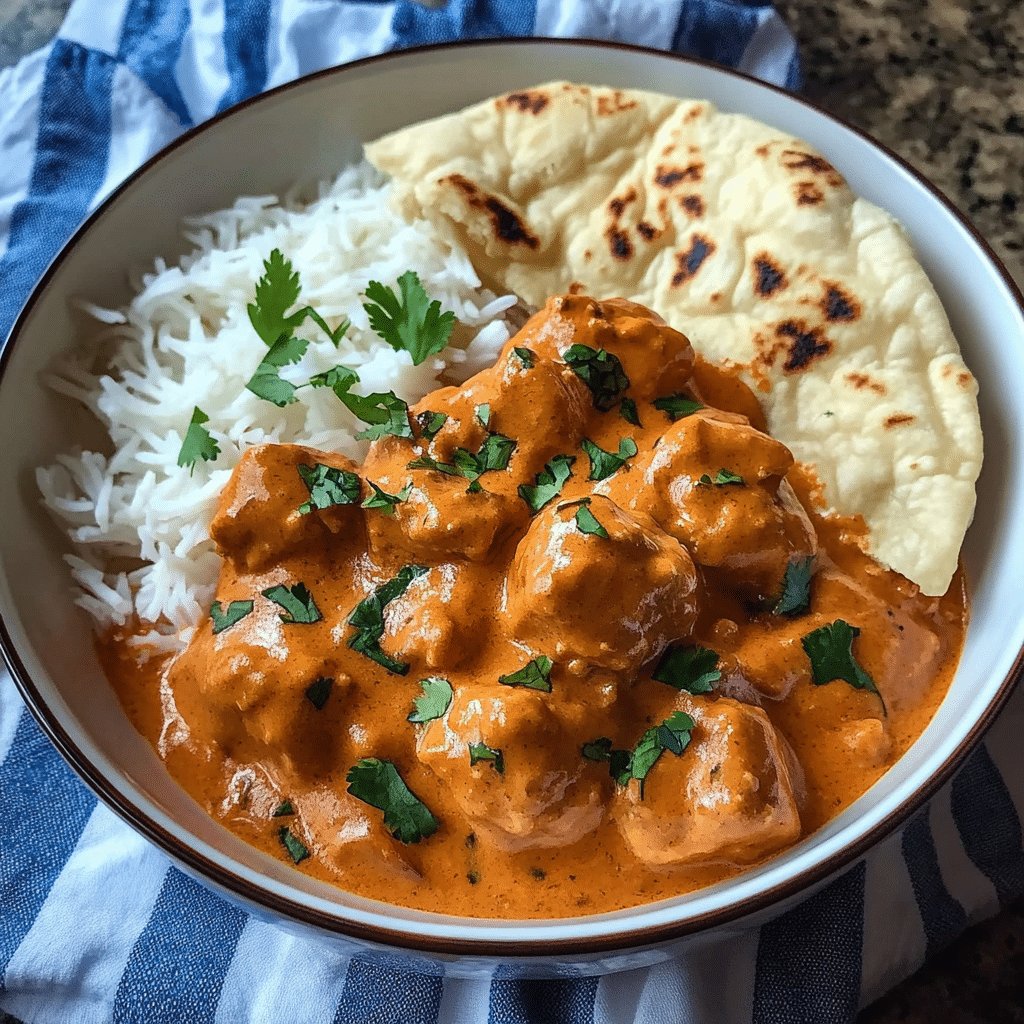 Easy Chicken Curry with Creamy Tomato Sauce