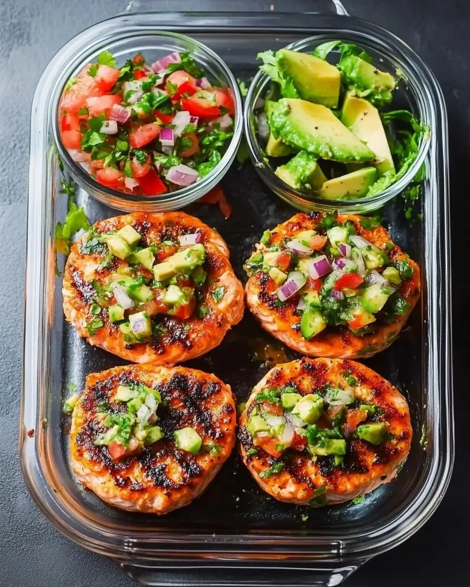 Salmon Burgers with Avocado Salsa: A Flavorful Delight!
