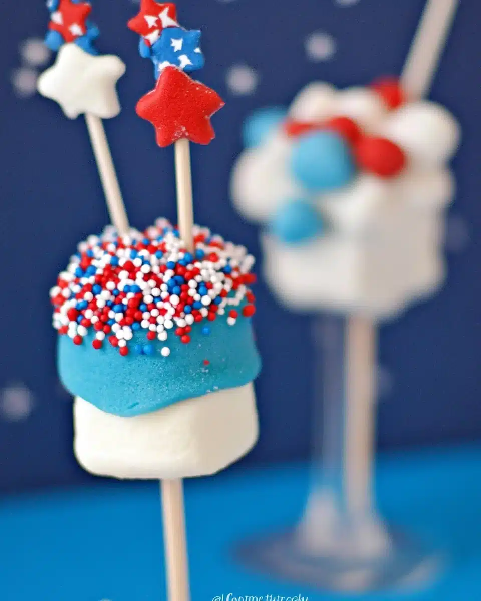 4th of July Marshmallow Treat Pops: A Fun Recipe!
