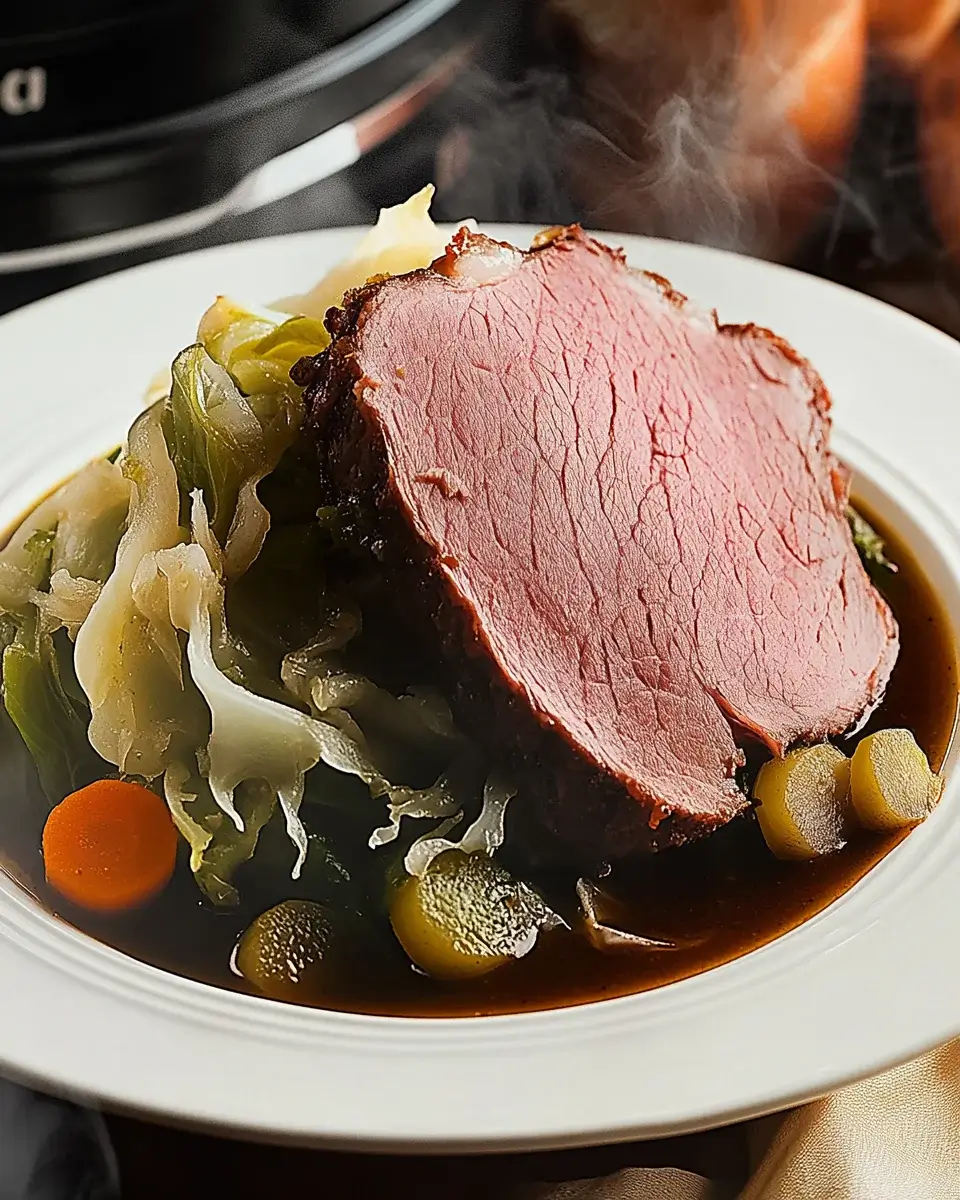 Easy Crock Pot Corned Beef and Cabbage Recipe made simple!