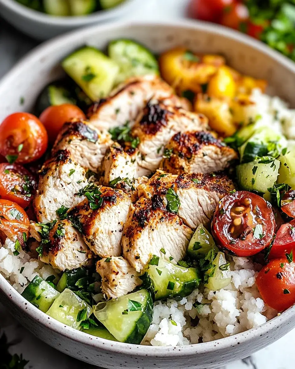 Healthy Greek Chicken Bowls: Discover a Tasty Recipe!