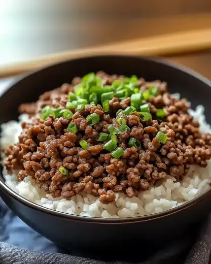 Korean Ground Beef Bowl: Quick Recipe You Must Try!