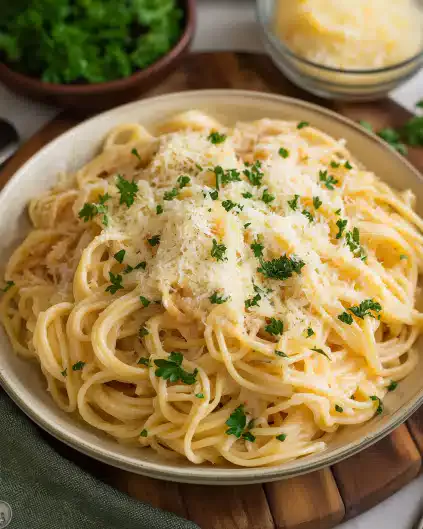 Creamy Garlic Parmesan Pasta: Indulge in this Delight!