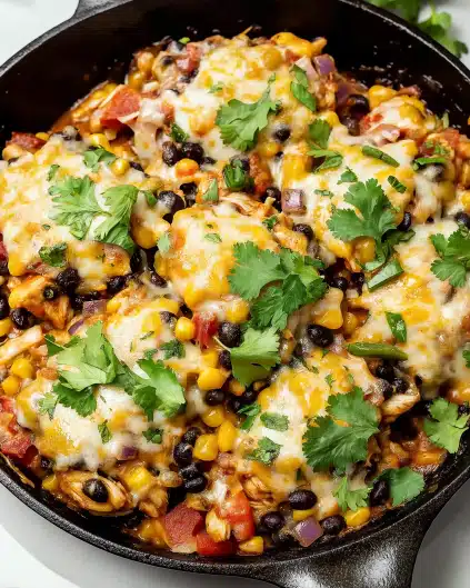 Santa Fe Chicken Skillet: A Flavorful One-Pan Wonder!
