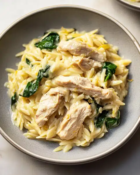 LEMON CHICKEN ORZO: A Fresh, Flavorful Delight!