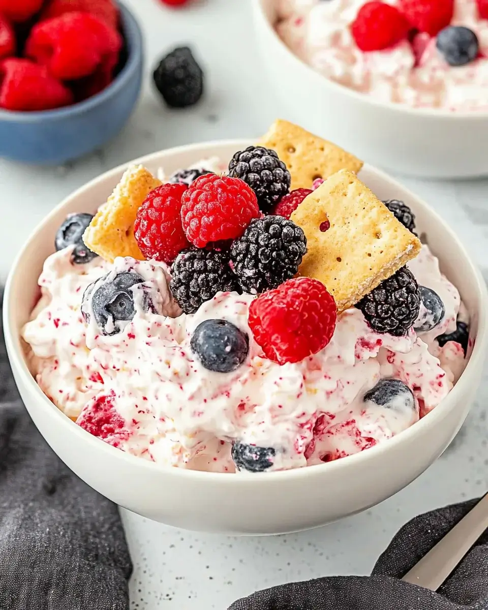 BERRY CHEESECAKE FLUFF: Easy Recipe for Dessert Lovers!