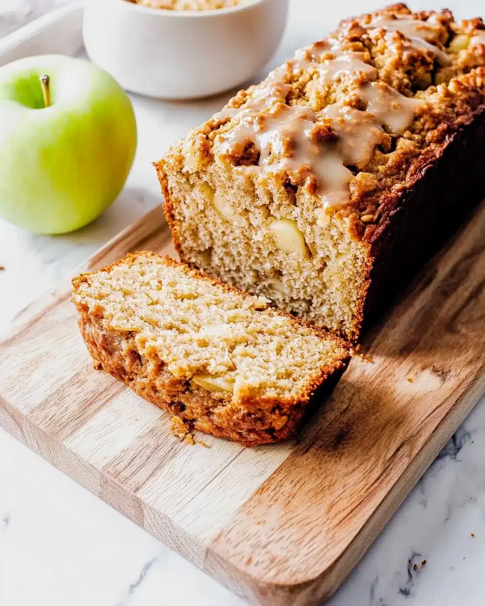 Glazed Apple Cinnamon Oatmeal Bread: A Delicious Treat!