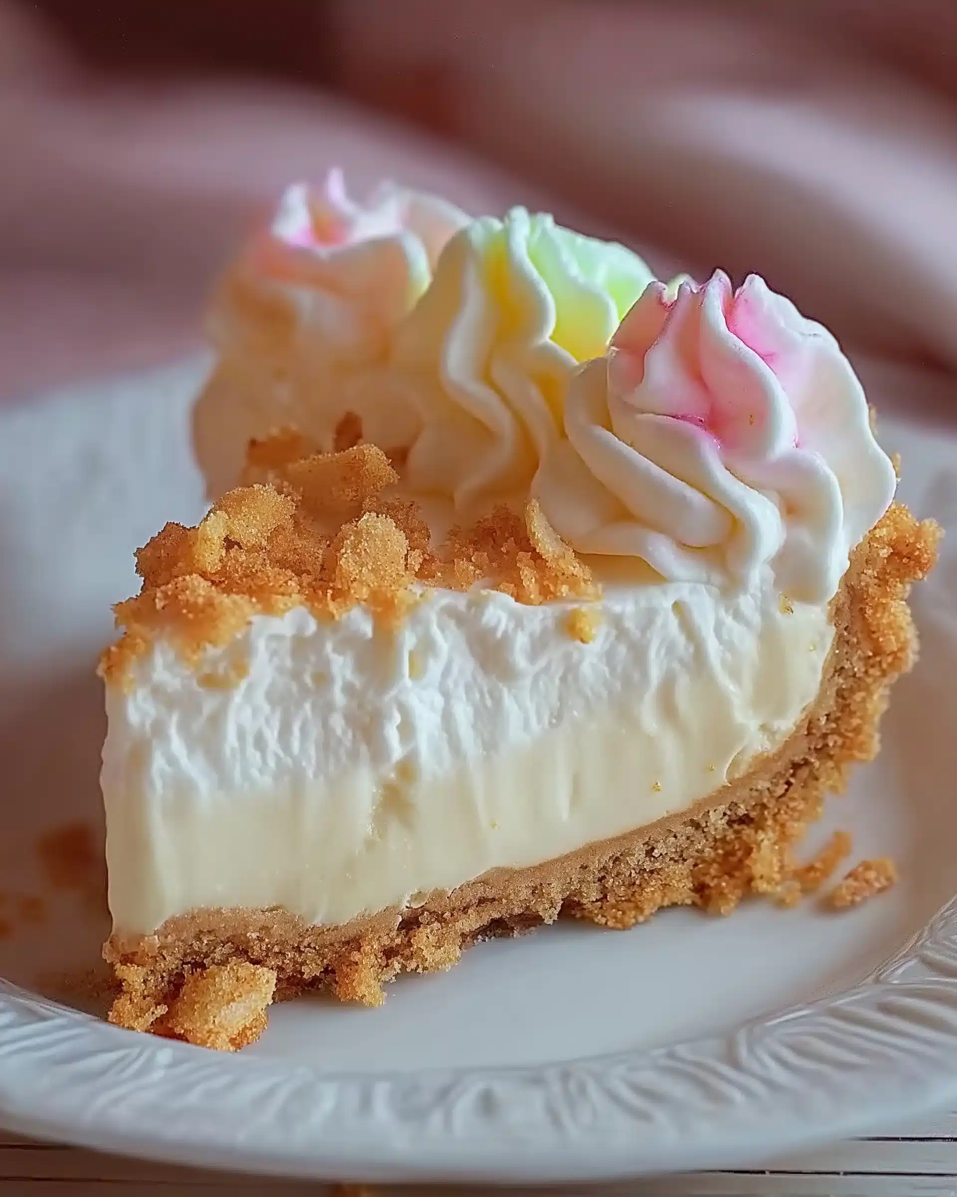 Marshmallow Whip Cheesecake - Fluffy No-Bake Delight awaits your taste buds!