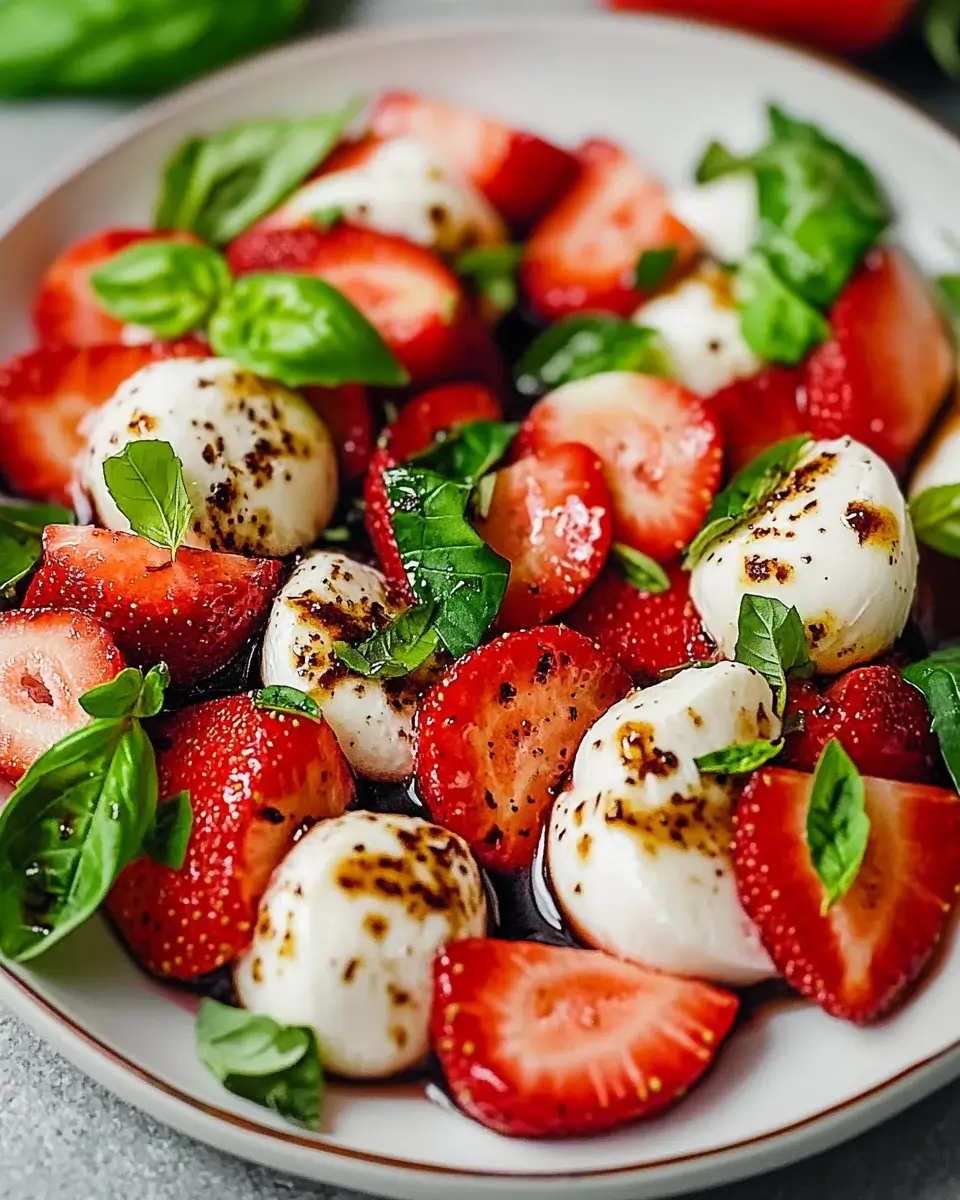 Balsamic Strawberry Caprese: A Refreshing Summer Delight!
