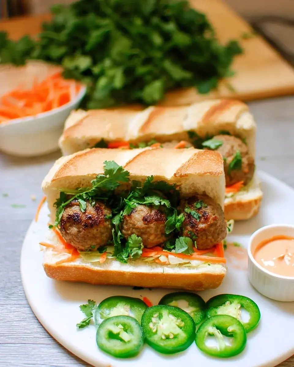 Banh Mi Meatballs: A Flavorful Twist on Tradition!