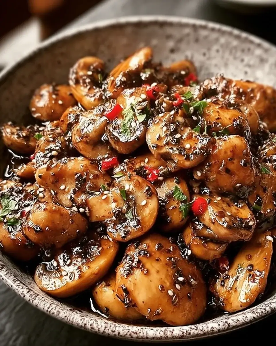 Easy Black Pepper Chicken with Mushrooms: A Flavorful Recipe!