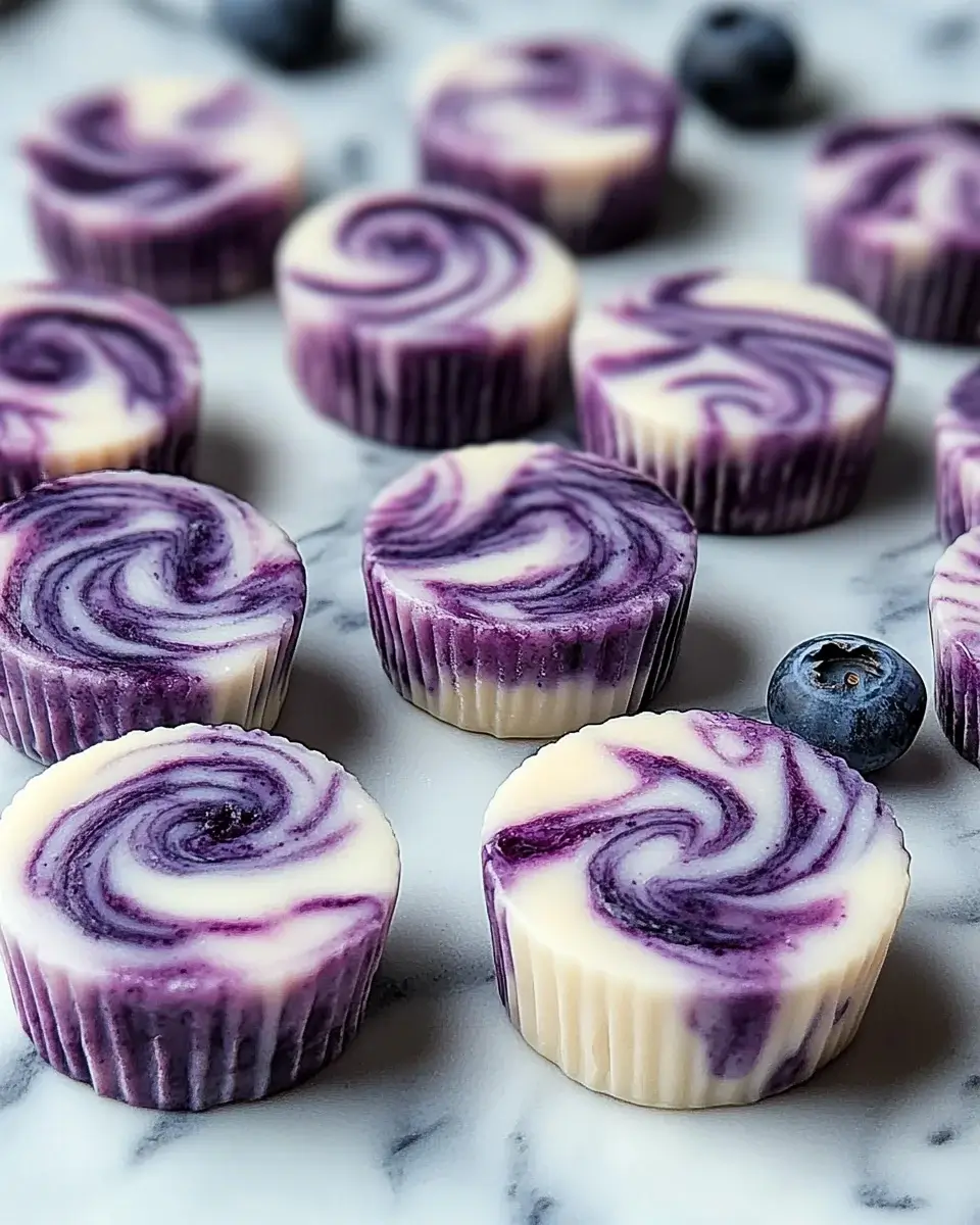 Blueberry Swirl Yogurt Bites: Easy and Delicious Recipe!