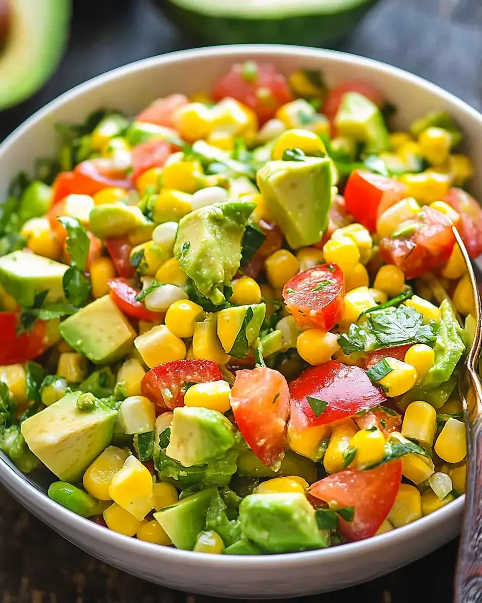 Summer Corn Salad with Avocado: A Fresh Delight Recipe
