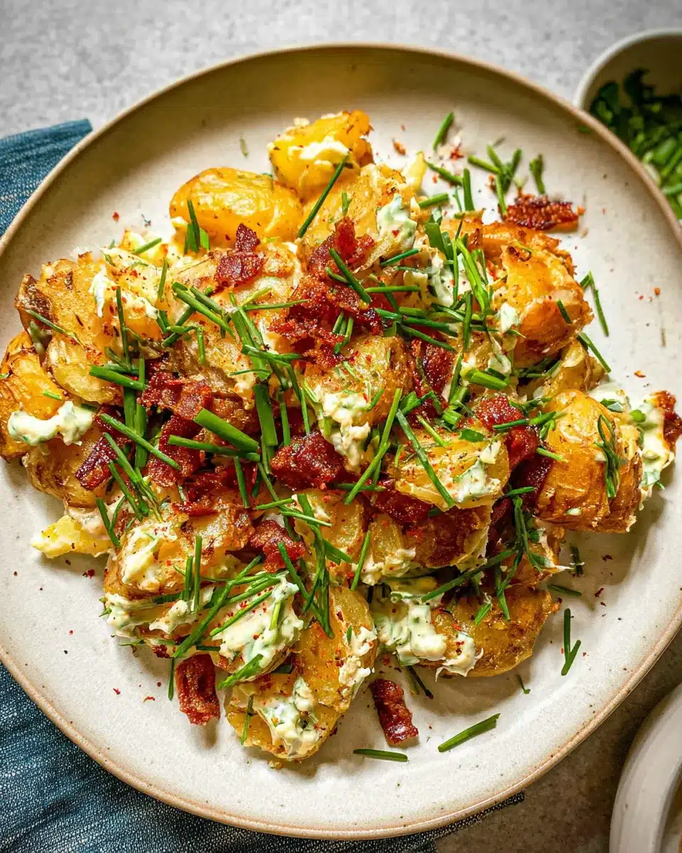 Crispy Smashed Potato Salad: A Must-Try Recipe Today!