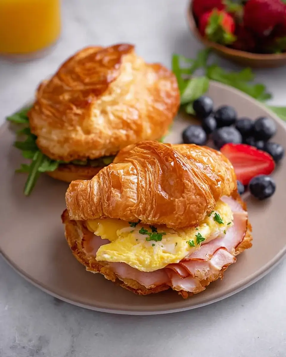Croissant Breakfast Sandwiches: A Delicious Morning Treat