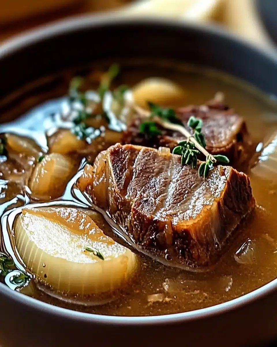 French Onion Beef Short Rib Soup: A Hearty Delicacy Awaits!