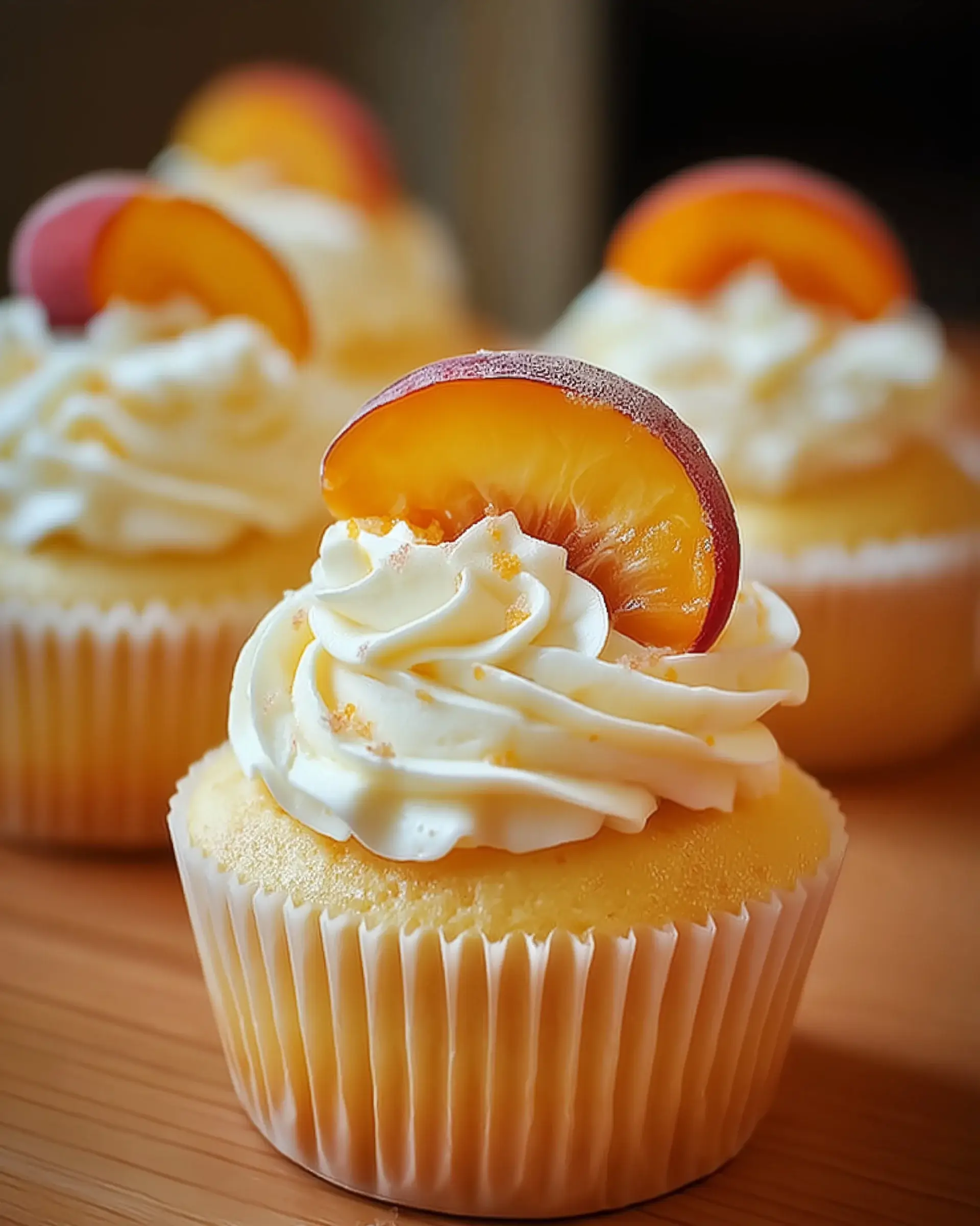 Honey Peach Cream Cheese Cupcakes: A Delightful Treat