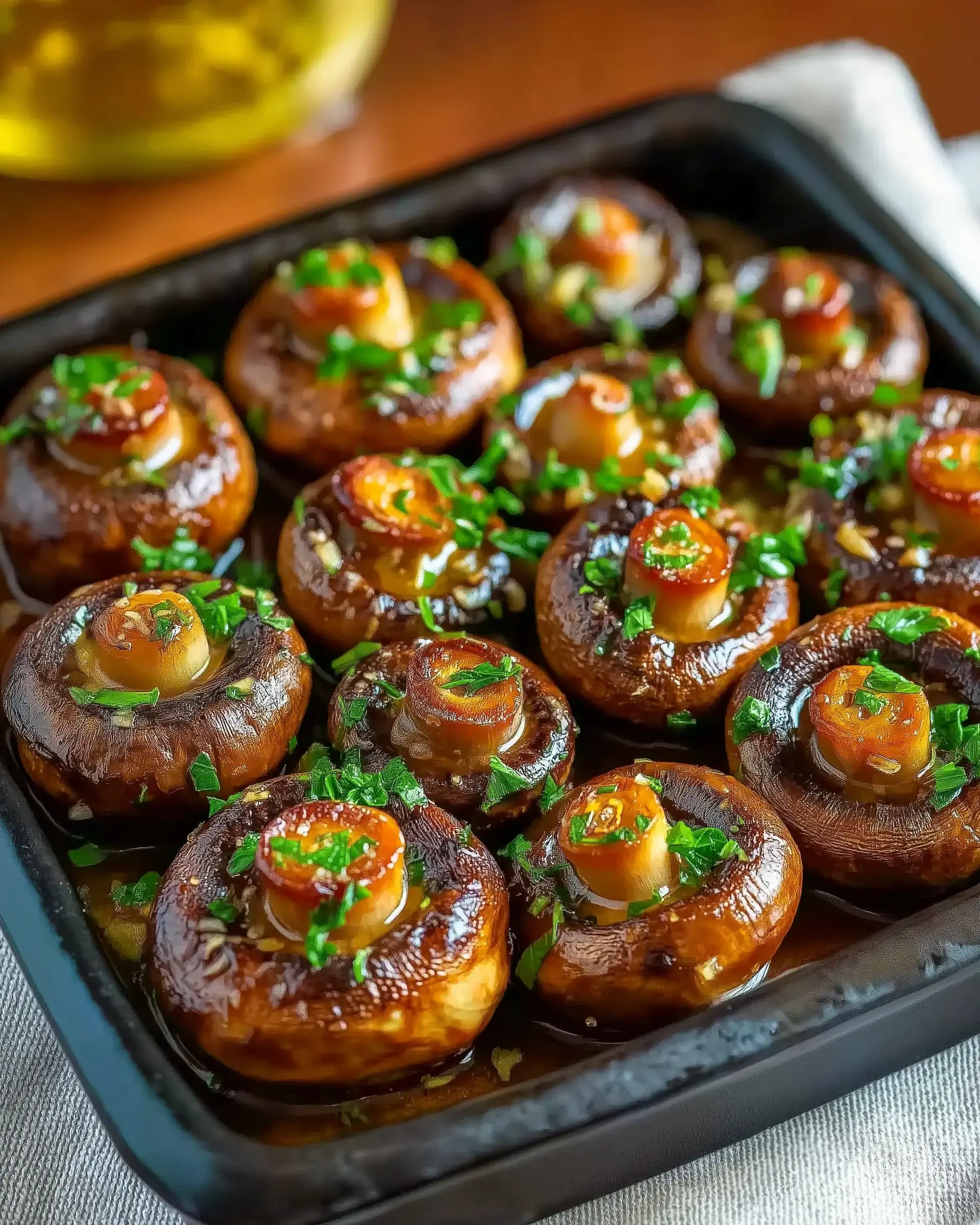 Honey and Garlic Roasted Mushrooms: Tasty Side Dish Recipe!