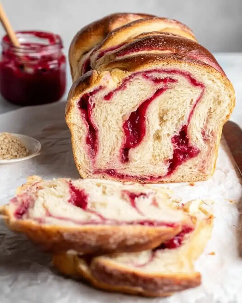 Raspberry Swirl Brioche Loaf: A Delightful Recipe Guide