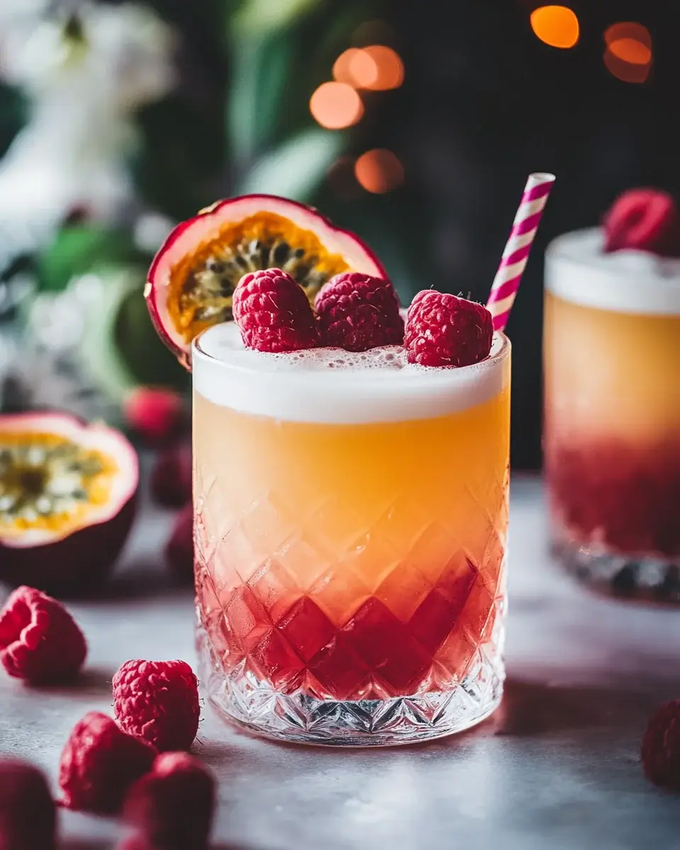 Raspberry Passionfruit Tequila: A Refreshing Sour Recipe!