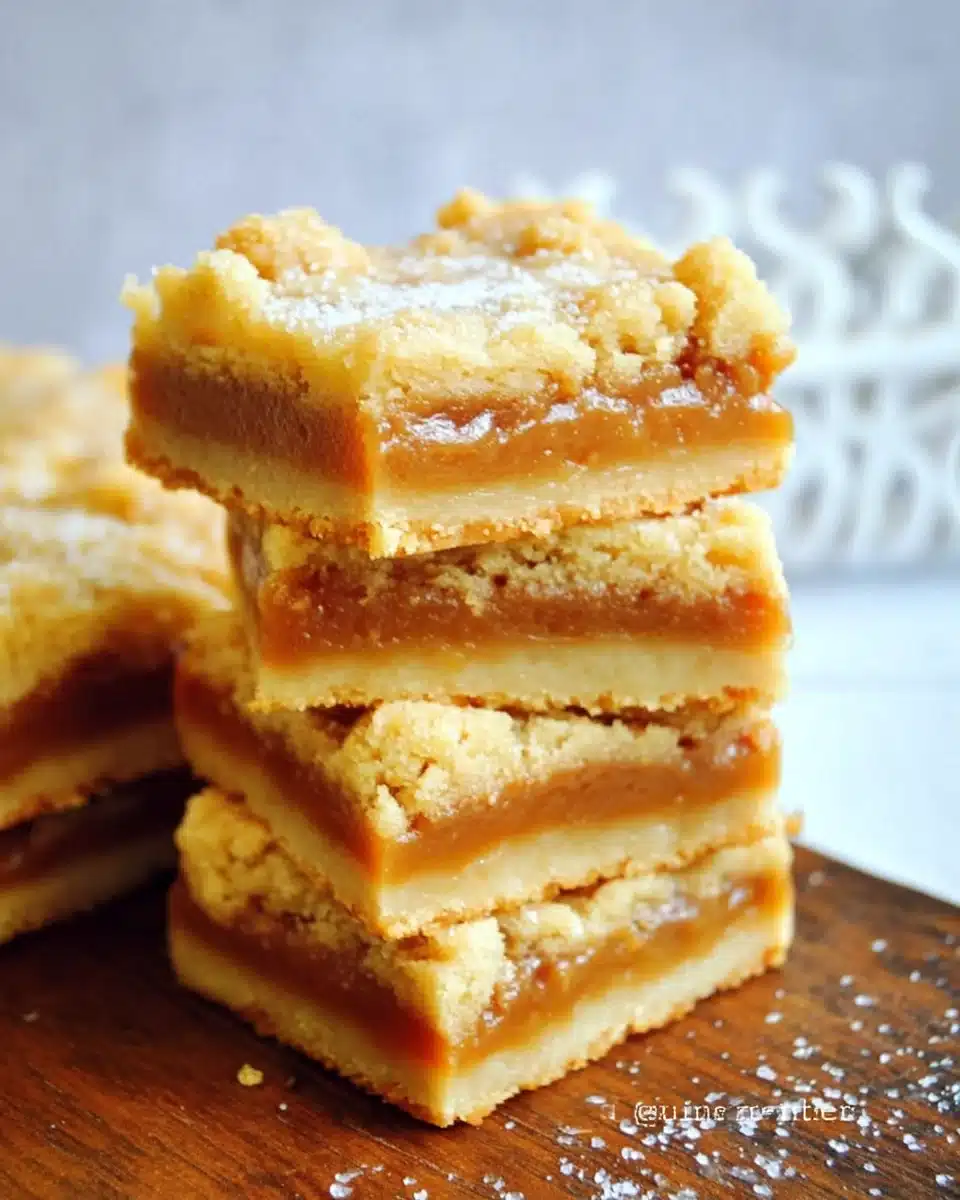 Indulgent Salted Caramel Butter Bars: A Sweet Delight!