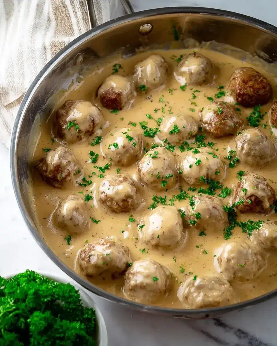 Swedish Meatballs with Creamy Gravy You’ll Love Today!
