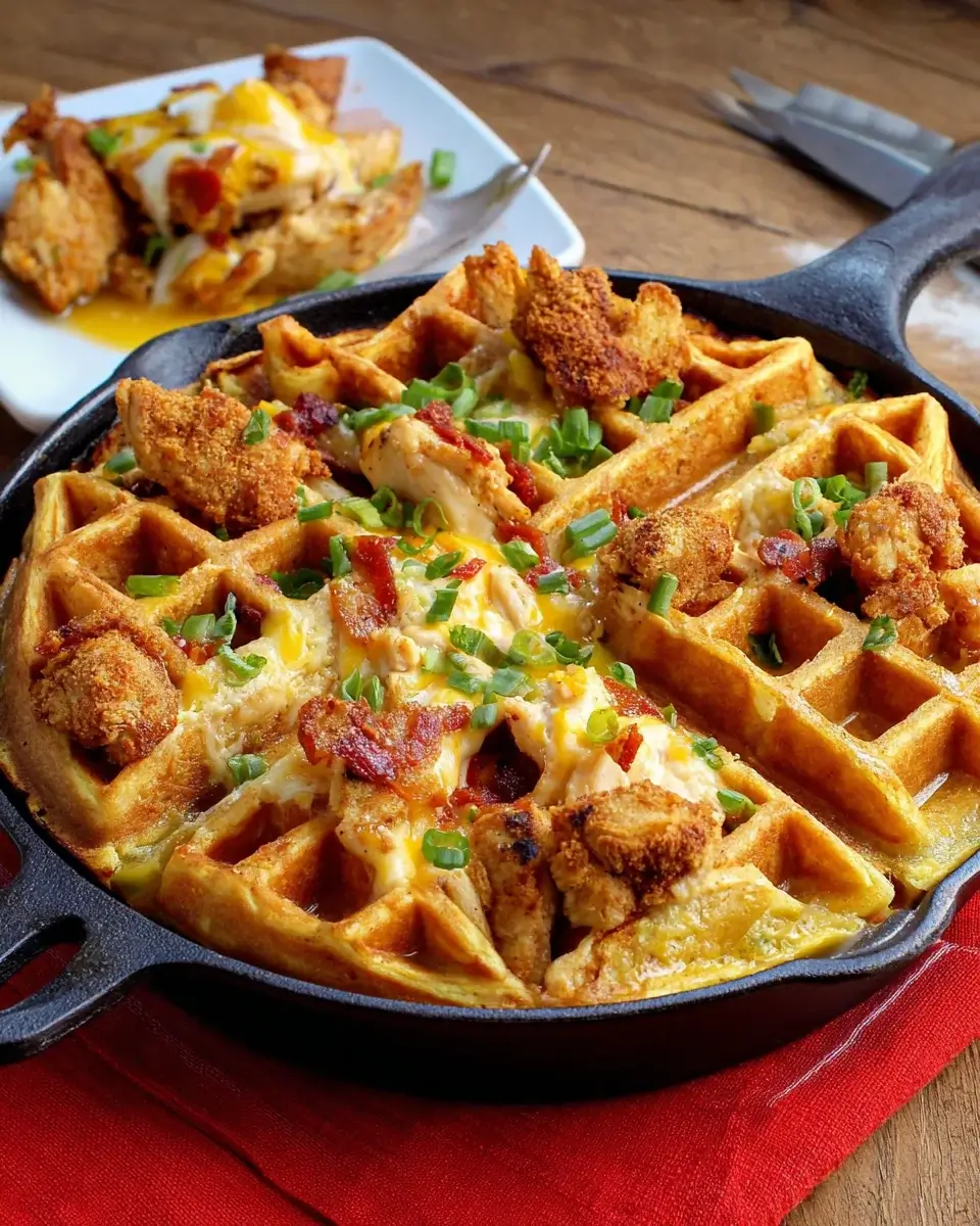 The Ultimate Brunch Delight: Chicken and Waffle Casserole Recipe Awaits!