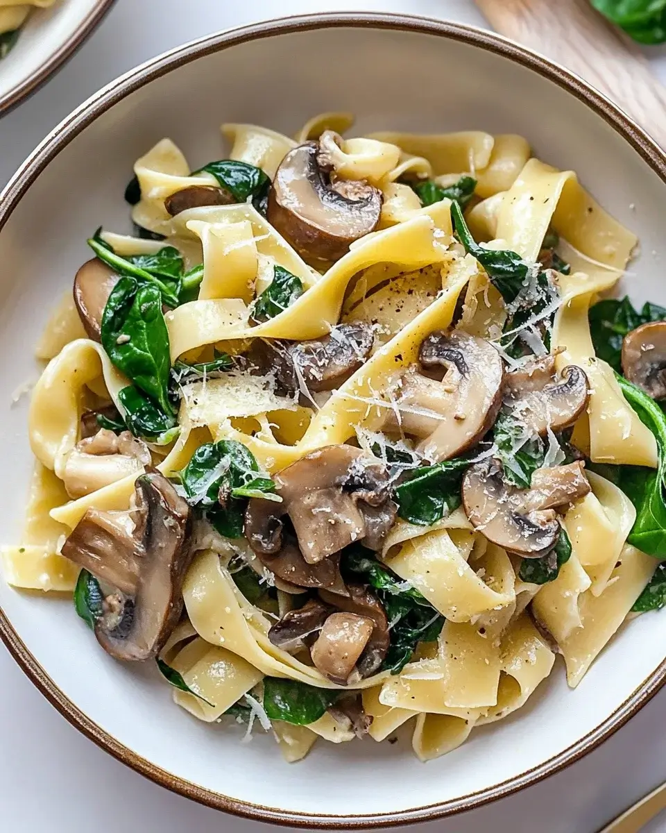 Mushroom and Spinach Pasta: A Flavorful Recipe to Try!