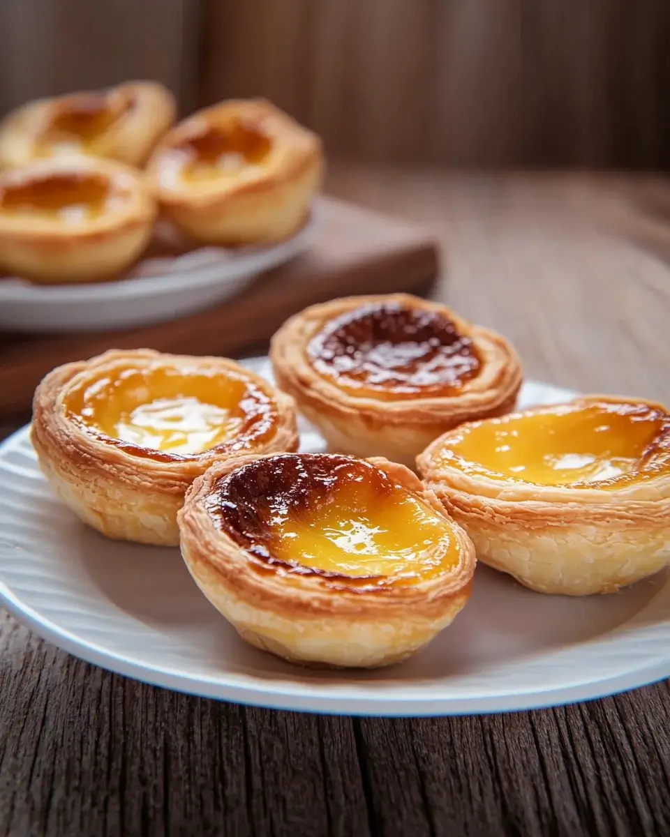 Custard Tarts delight with easy Pastéis de Nata recipe.