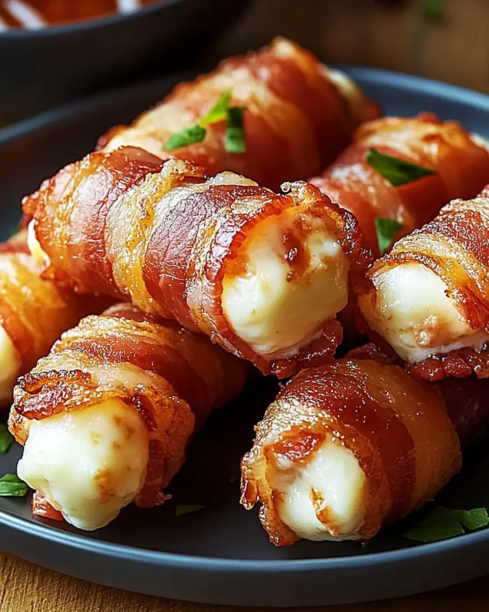 Crispy Bacon-Wrapped Mozzarella Sticks: A Must-Try!