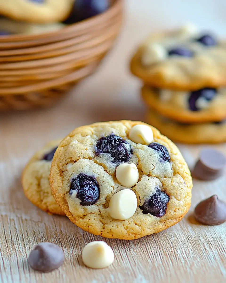 Blueberry White Chocolate Chip Cookies: A Must-Try Recipe!