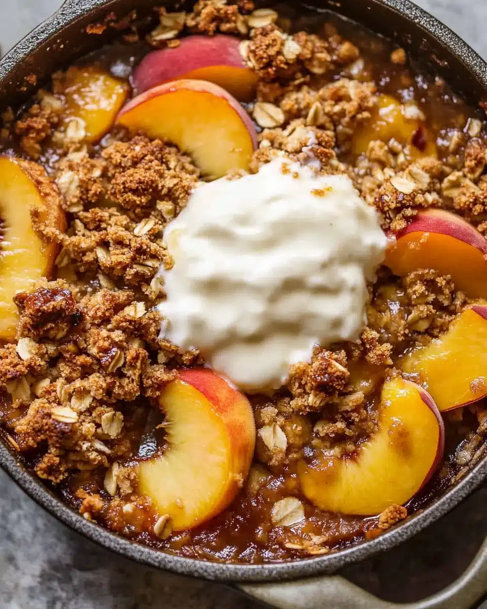 Bourbon Peach Crisp: A Delightful Summer Treat Recipe!