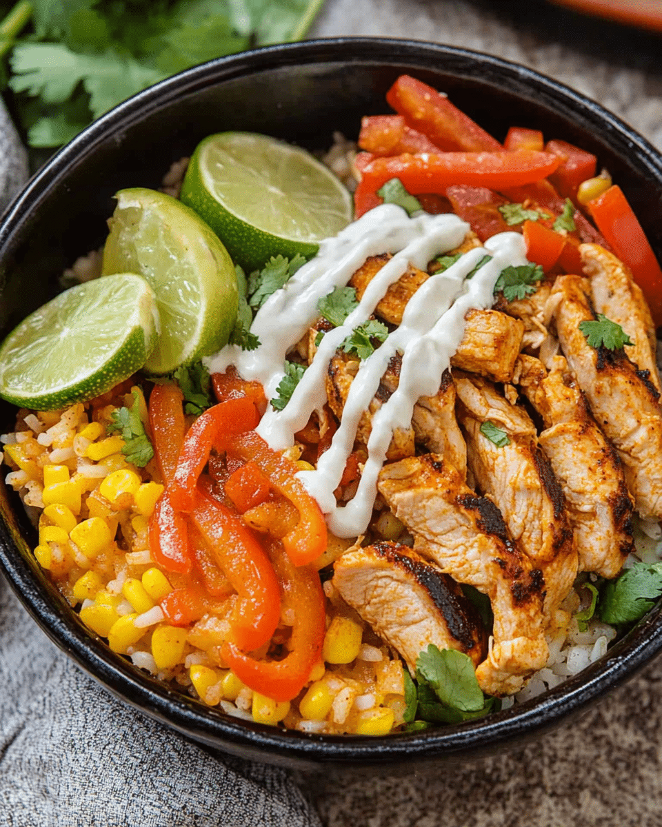 Chicken Fajita Rice Bowls: A Flavorful Dinner Idea!
