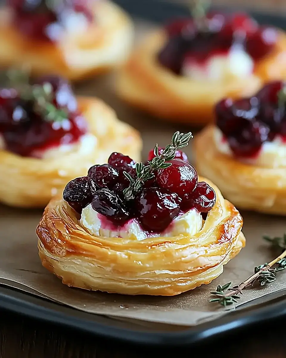 Cranberry Brie Puff Pastry Bites: Easy Recipe Revealed!