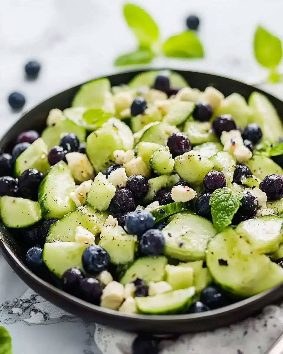 Cucumber and Blueberry Salad: Refresh Your Summer Meals!