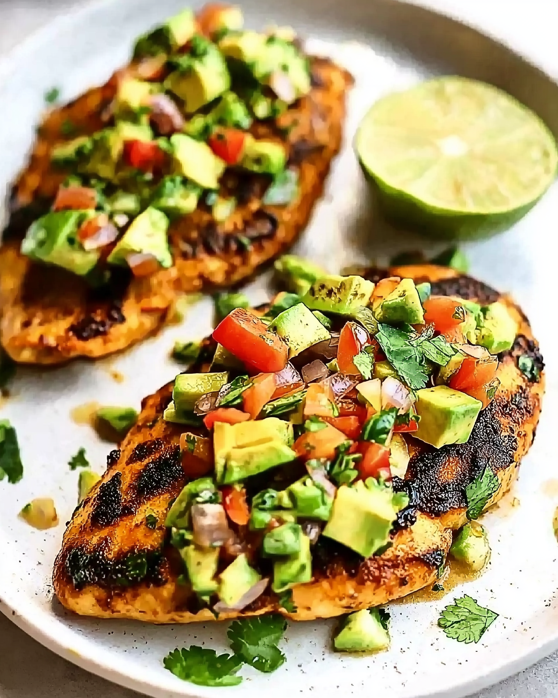 Fiesta Lime Chicken with Avocado Salsa: A Flavorful Delight!