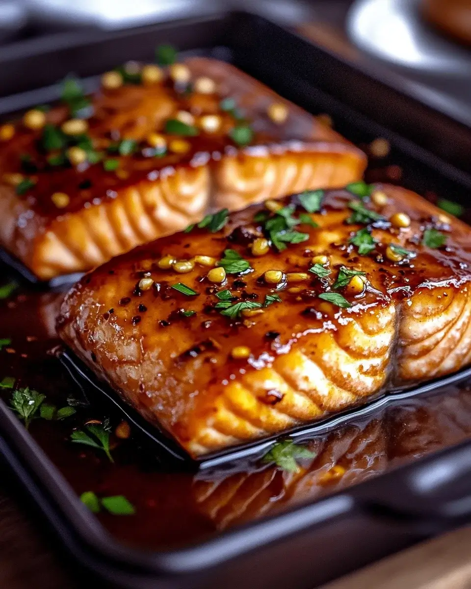 Crispy Honey Garlic Glazed Salmon is a must-try!