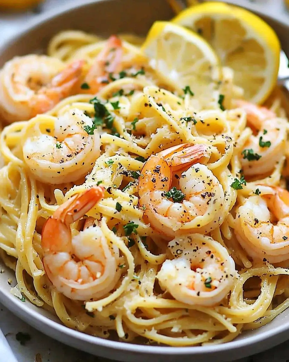 Savory Garlic Butter Shrimp Pasta: A Flavorful Delight!