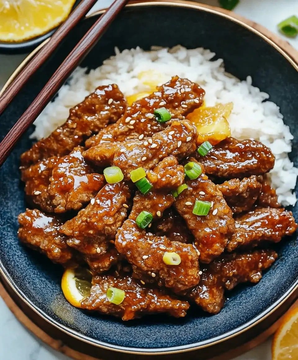 Orange Beef: Discover a Crispy, Healthy Recipe!