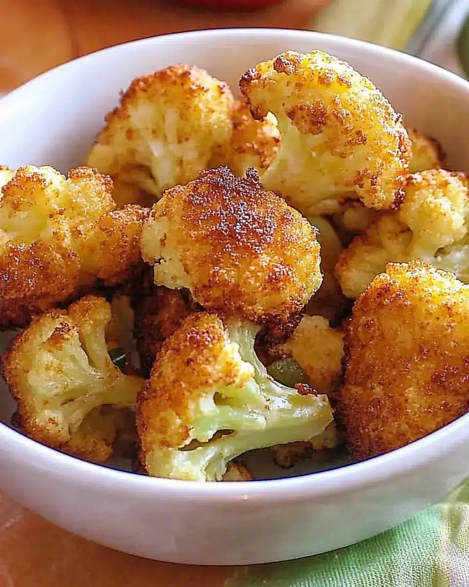 Parmesan Cauliflower Bites: Discover a Crunchy Delight!