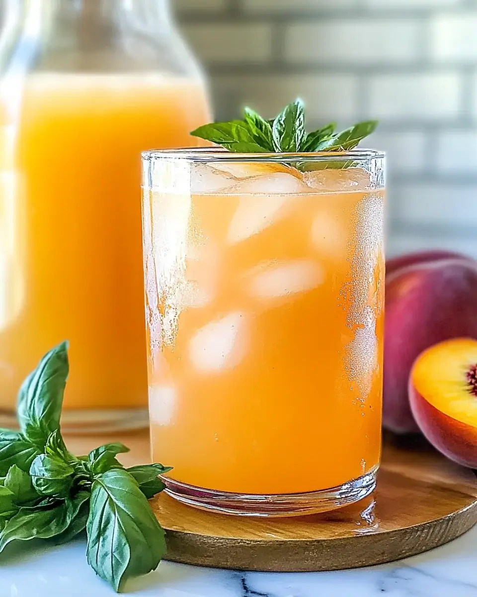 Refreshing Peach Lemonade: A Sweet Summer Delight!