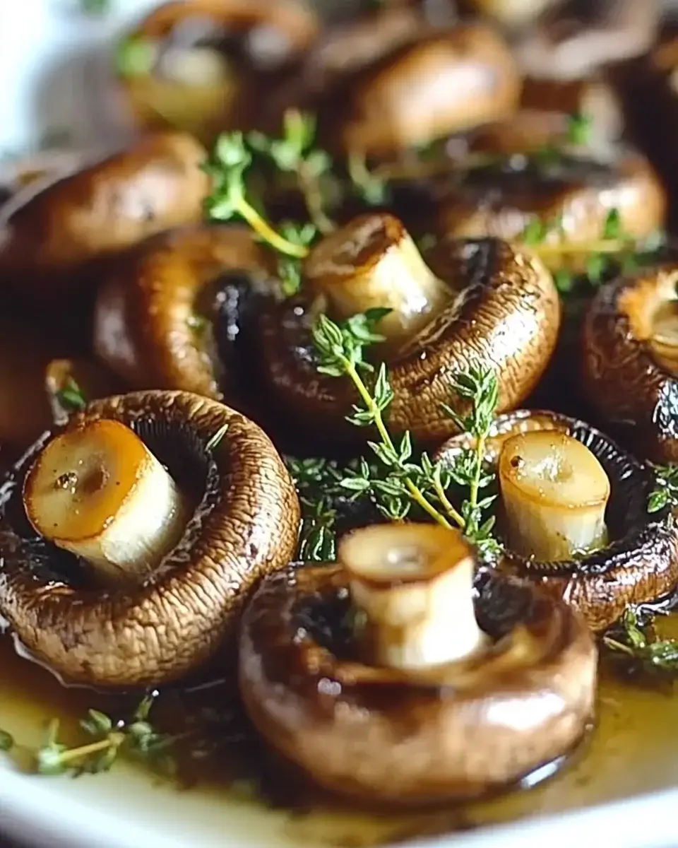 Roasted Mushrooms with Garlic & Thyme: A Tasty Delight!