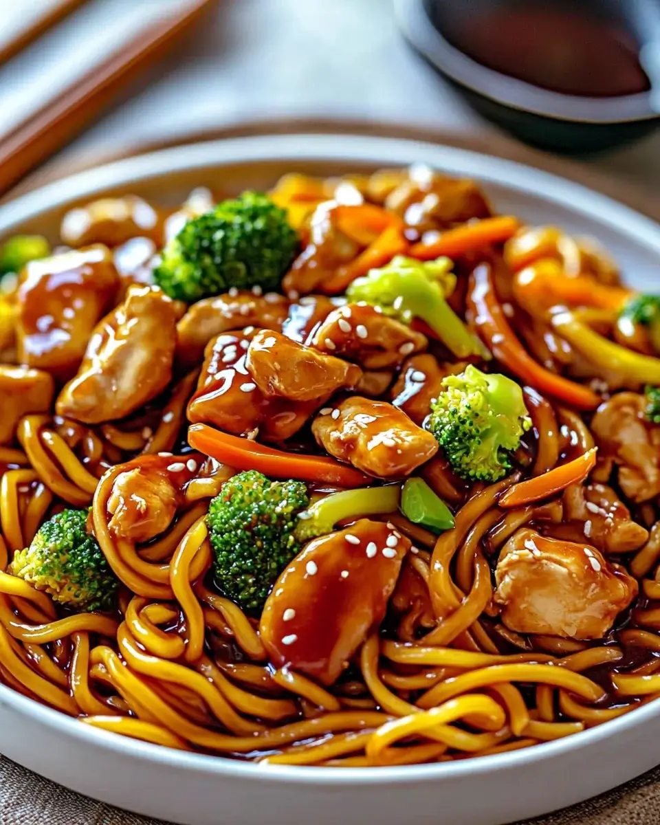 Chicken Teriyaki Noodles – Insanely Good for Dinner Tonight!