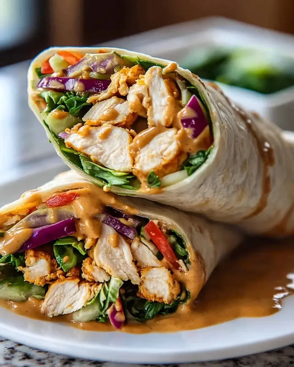 Thai Peanut Chicken Wraps: A Delicious, Easy Recipe!