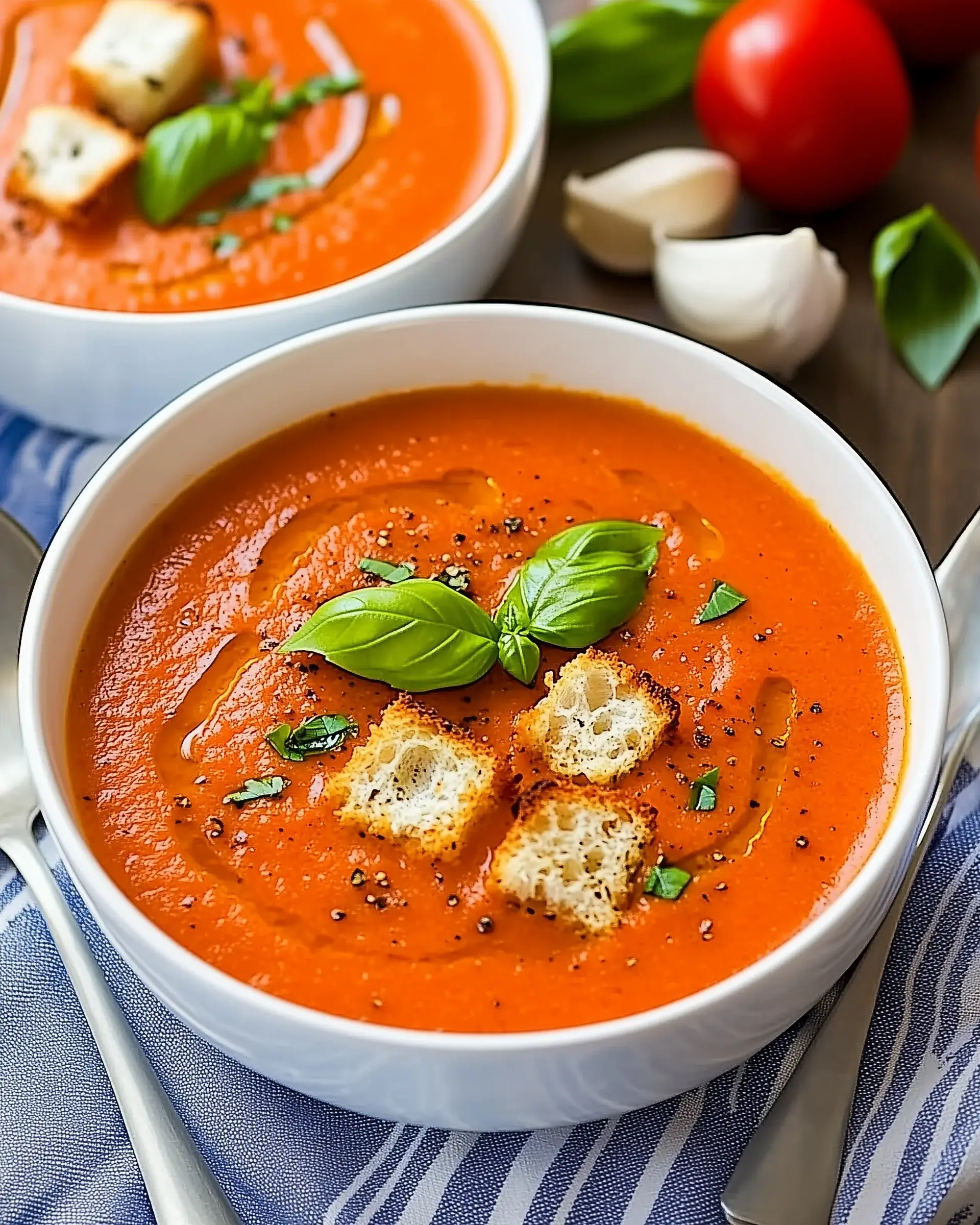 Roasted Tomato Basil Soup: Discover This Flavorful Recipe