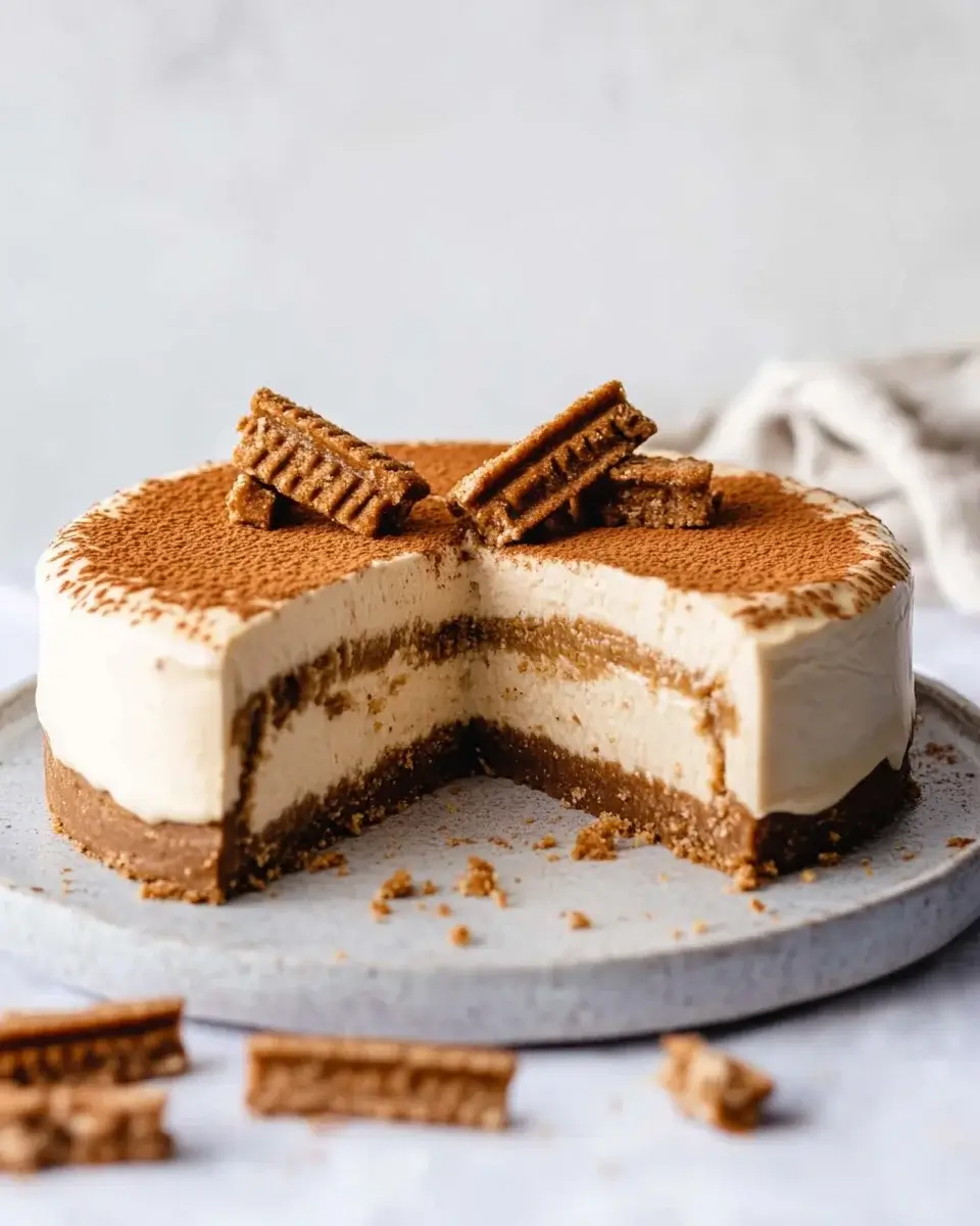 No Bake Biscoff Cheesecake: Discover the Easy Recipe!