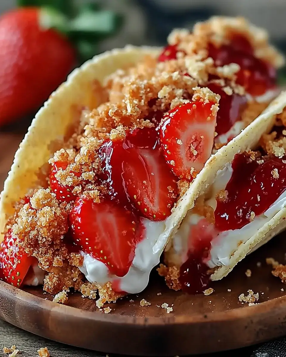 Strawberry Crunch Cheesecake Tacos: A Fun Treat!