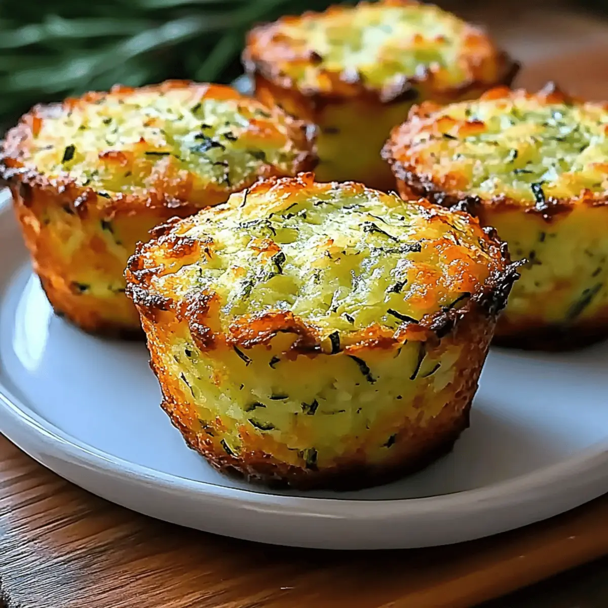 Crispy Parmesan Zucchini Muffins for a Healthy Snack Delight