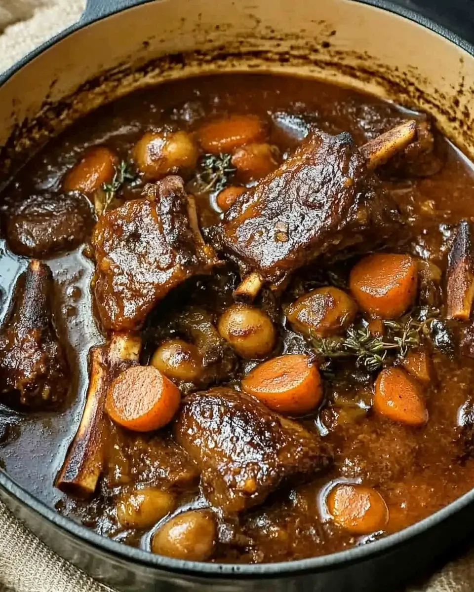 Beer-Braised Short Ribs with Mustard: A Must-Try Recipe!